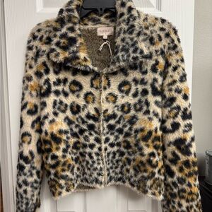 Circo Leopard Print Jacket